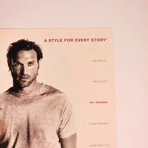 Levis Jeans John Zuanich "Style For Every Story" Print Ad 2004 Maxim 8.5" x 11" - Picture 3 of 5